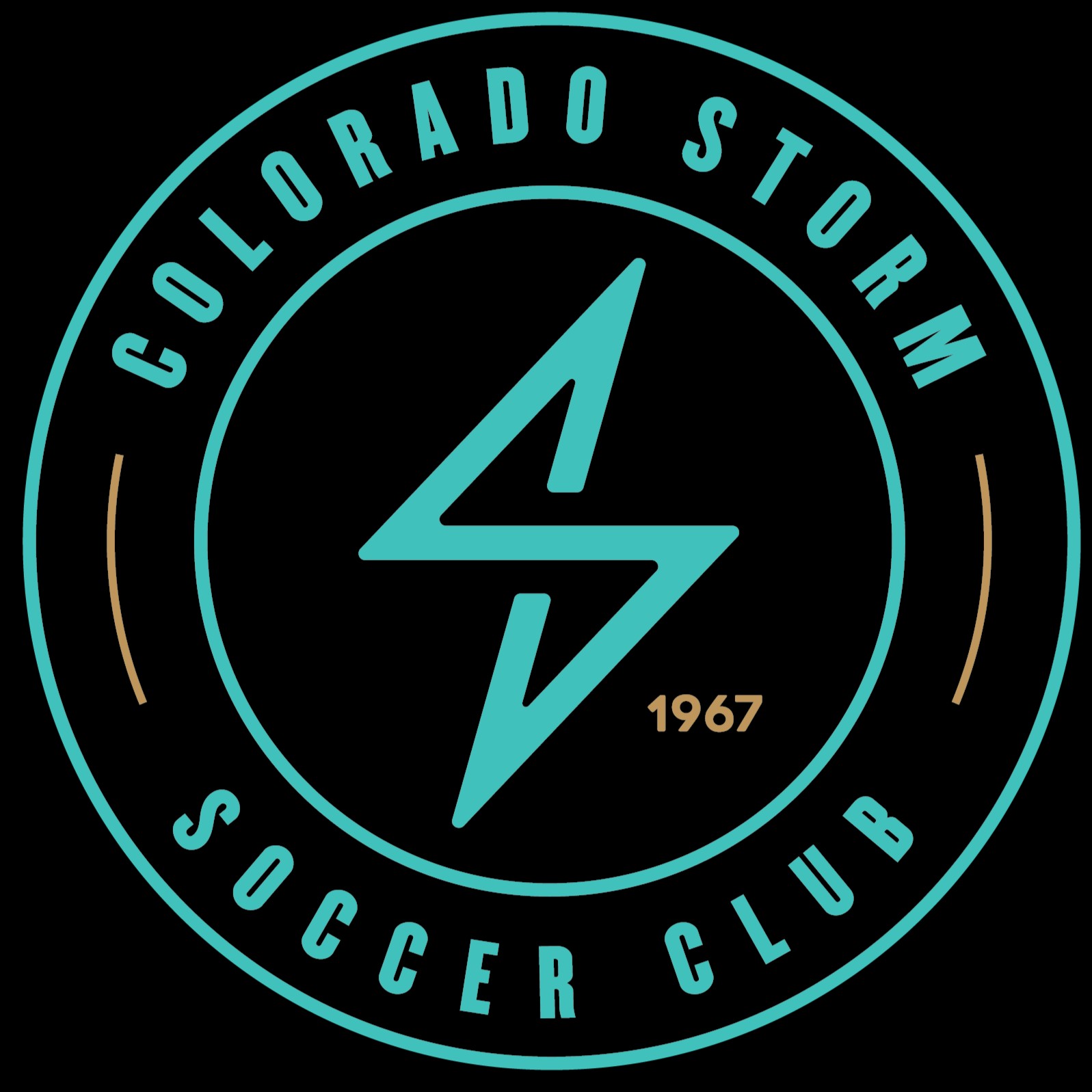 Colorado Storm Primary Badge Black