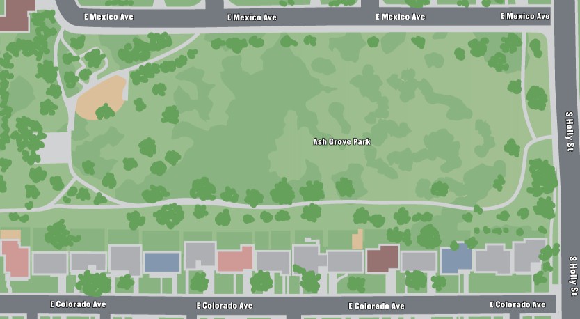 Ash Grove map