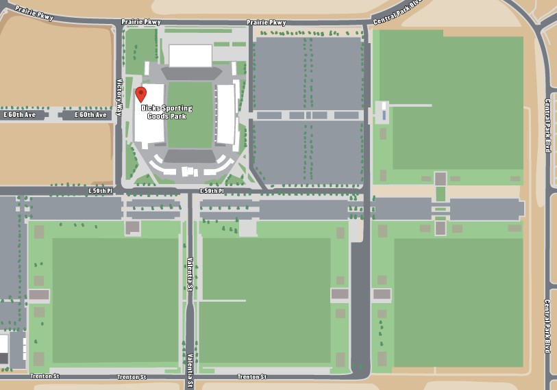 Dick Sporting Goods Park map