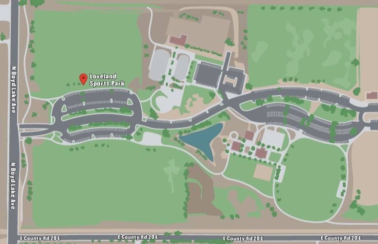Loveland Sport Club map