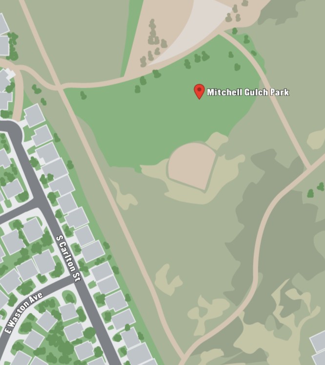 MItchell Gulch Park map