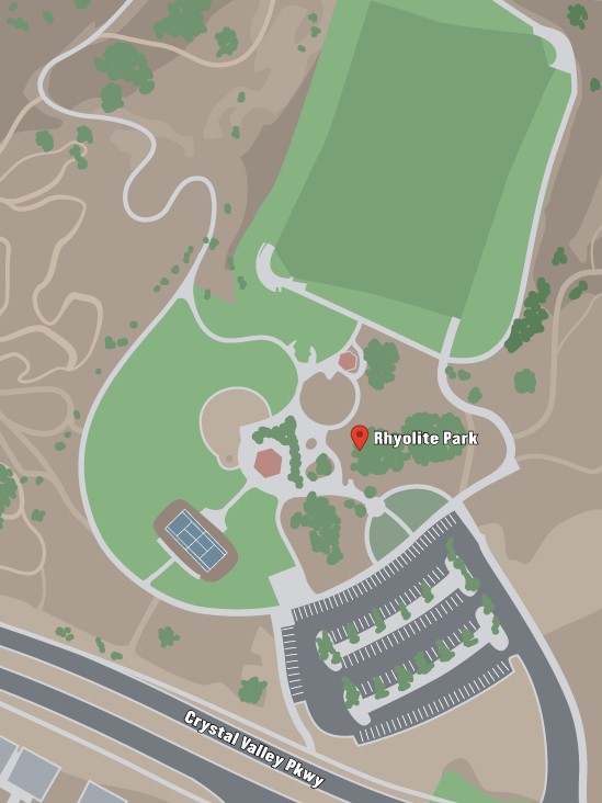 Rhyolite Park map