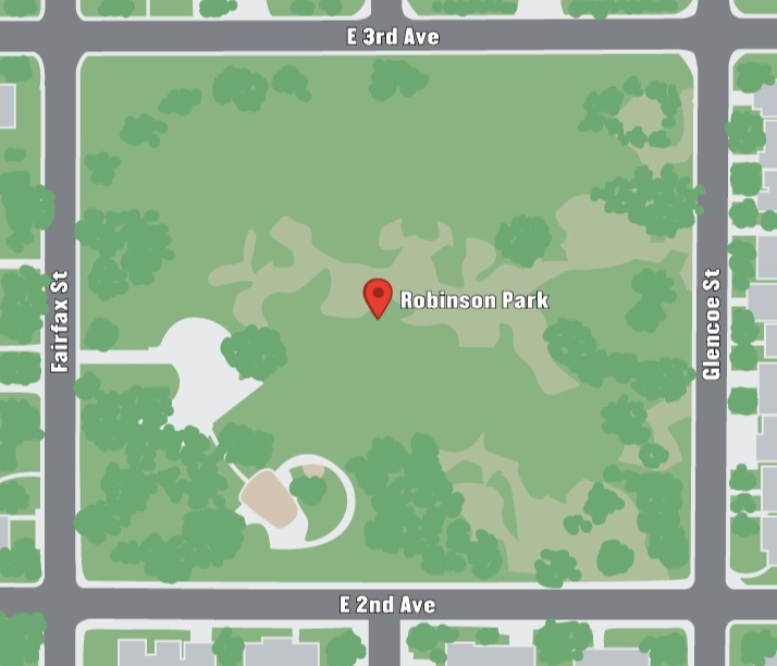 Robinson Park map