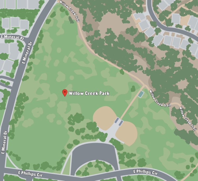 Willow Creek Park map